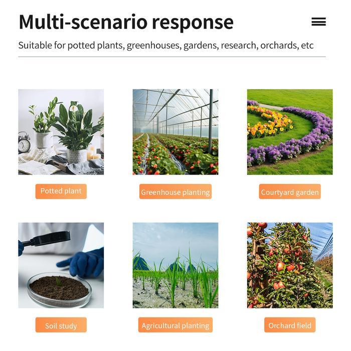 4-IN-1 SOIL ACIDITY TESTER MOISTURE METER/SOIL PH METER/FERTILITY SOIL SUNLIGHT TESTER HYGROMETER