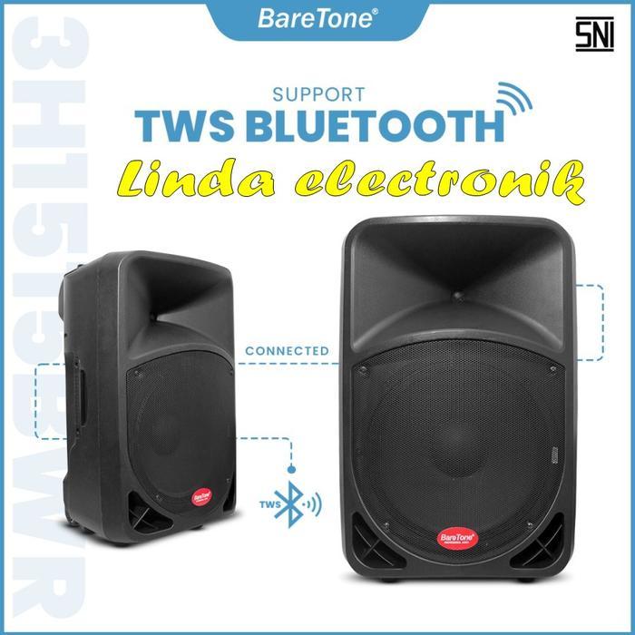portable wireless baretone bt 3h1515bwr bwr15 baretone bt3h1515bwr
