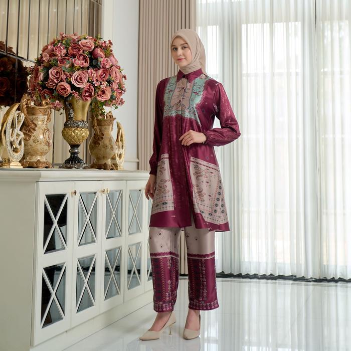 ZALINA ONE SET SERIES PREMIUM PRINTING By Denosa Fashion