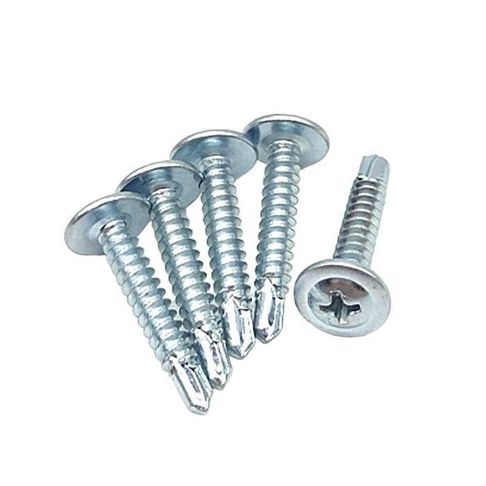 "New" (100 PCS) Sekrup Roofing Truss Head SDS / Roofing Screw Baja Ringan Obeng +