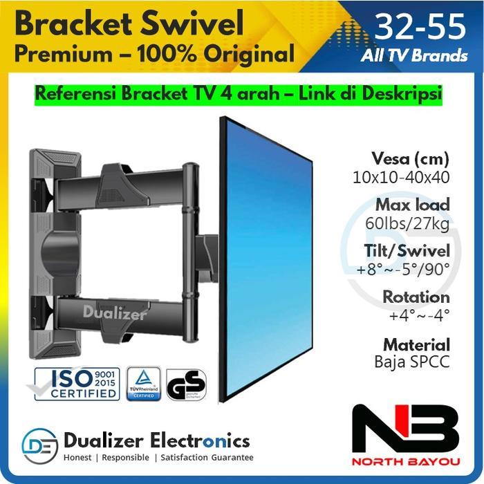 "New" Braket Bracket TV LED 28 32 40 42 43 Inch LG Samsung Xiaomi Mi TV
