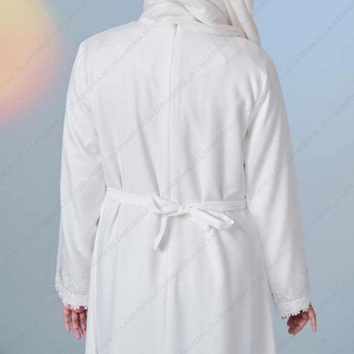Gamis Putih Wanita Mewah Abaya Putih Turkey Mewah Baju Gamis Abaya Putih Terbaru Terlaris