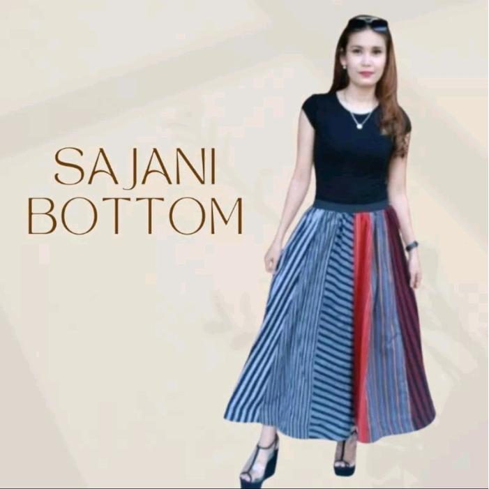Lavanya - Sajani Bottom - Rok/Bawahan Wanita Tenun Lurik Panjang