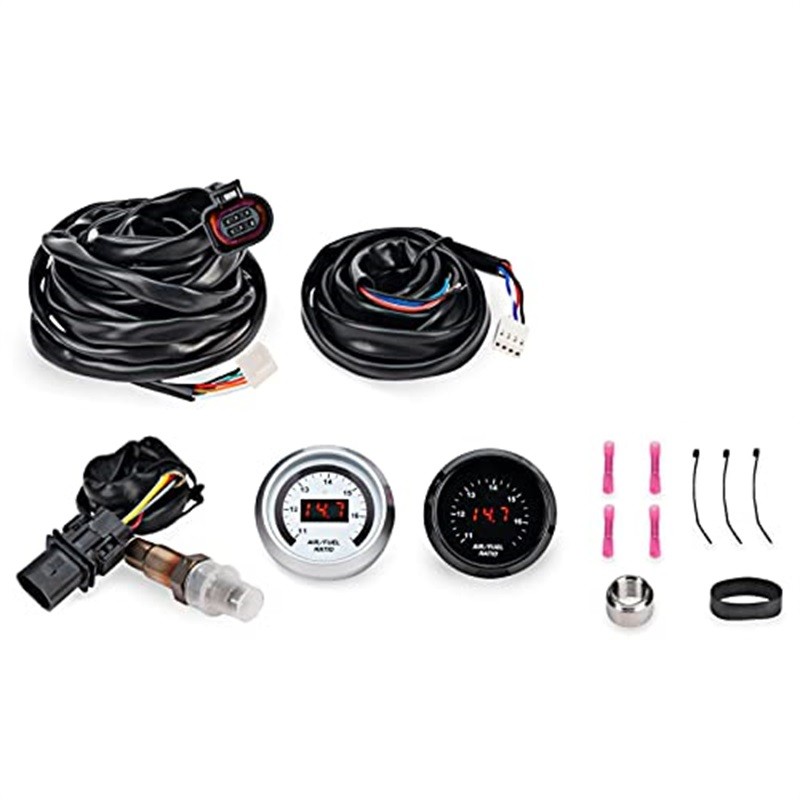 52mm AFR O2 UEGO Wideband Air Fuel Ratio Gauge Kit Genuine 30-4110 LSU 4.9 Lambda Probe Sensor 02580
