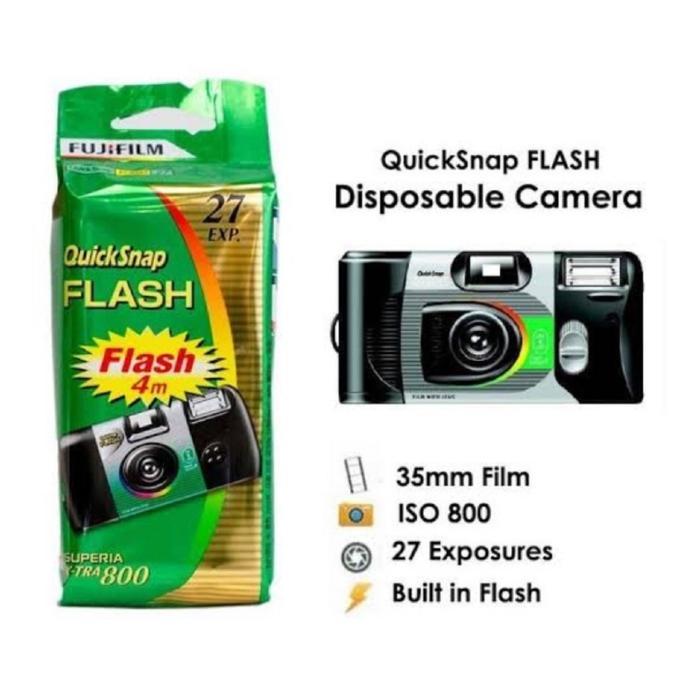 Fujifilm Fuji Film Disposable Camera Japan Iso 400 Kamera Instant Tbk