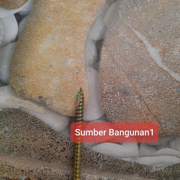 "New" Skrup Roofing kayu drat kasar 10cm // (10 pcs) sekrup roofing kayu