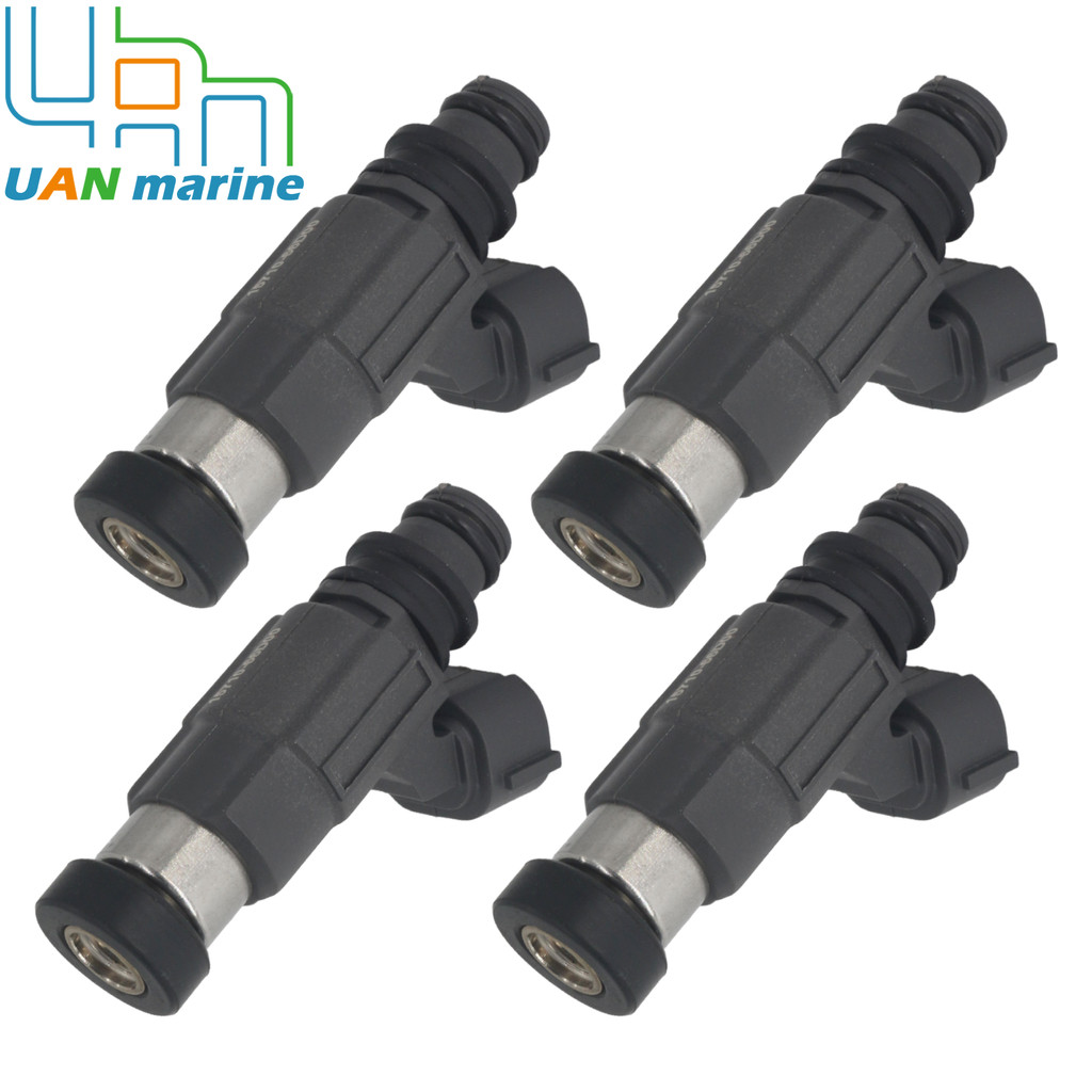 4 PCS 15710-66D00 FUEL INJECTOR NOZZLE UNIT FOR SUZUKI JOHNSON 4-STROKE OUTBOARD ENGINE 60HP 70HP