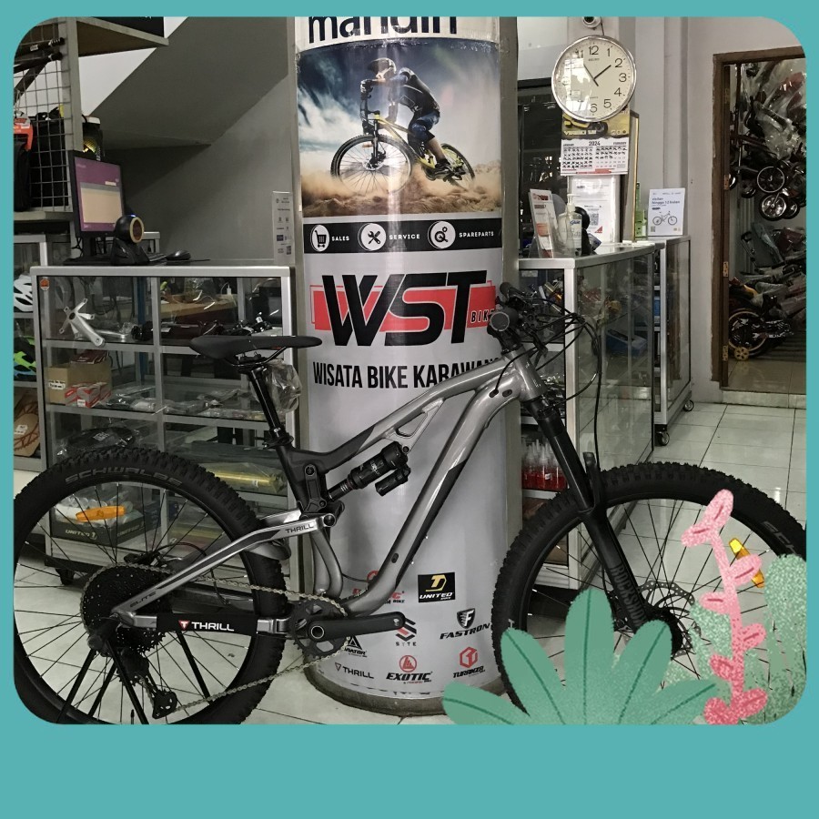 PROMO SEPEDA GUNUNG DEWASA MTB 27.5 THRILL RICOCHET T140 ELITE