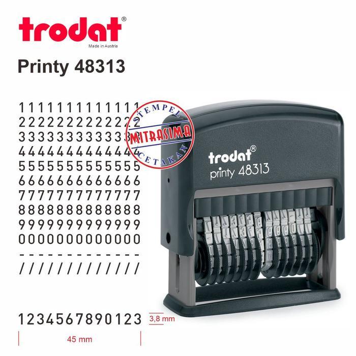 Stempel Trodat 48313 ( Stempel Nomor 13 Digit )
