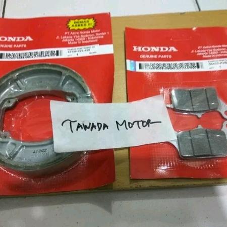 Kanvas Rem Set Depan Belakang Honda Vario 110 Vario 110 Esp Termurah Langka
