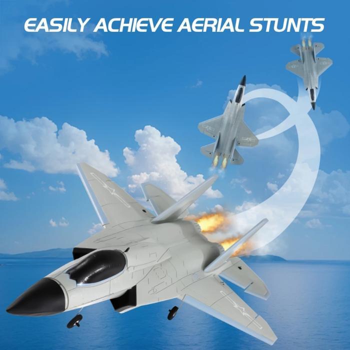 FX9631 RC PLANE BRUSHLESS 35MM DUCTED 4CH GYROSCOPE 3D 6G RTF 200M PESAWAT RC JET J35 FIGHTER