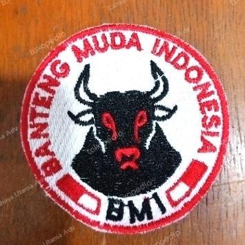 LOGO BORDIR BMI / BADGE BMI / BORDIRAN BANTENG MUDA INDONESIA