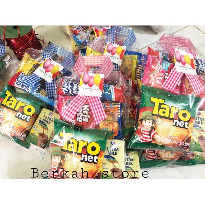 Souvenir paket snack anak Grosiran parcel ciki anak