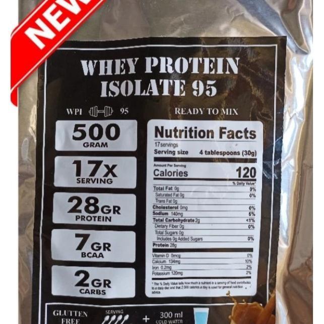 "New" WPI95 Susu Protein 500gr Whey Protein Isolate 95 Diet OCD DEBM KETO