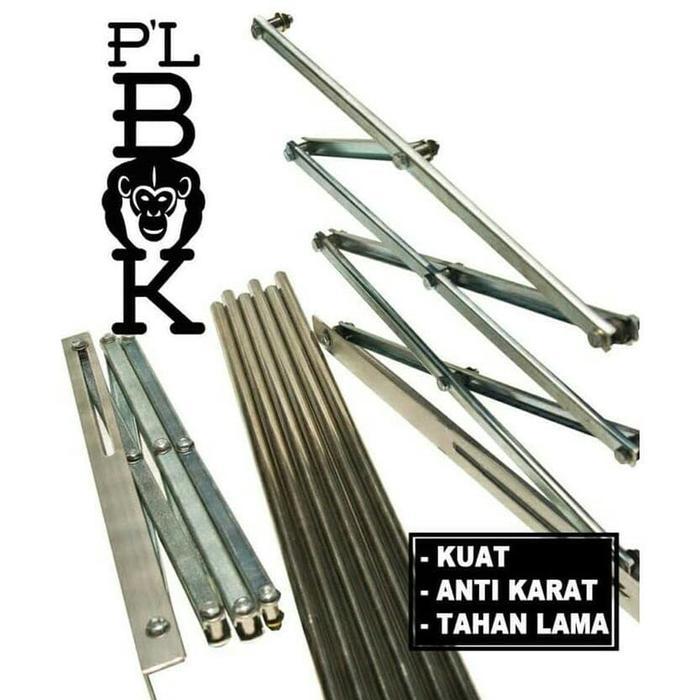 JEMURAN DINDING LIPAT STAINLESS/JEMURAN STAINLESS LIPAT