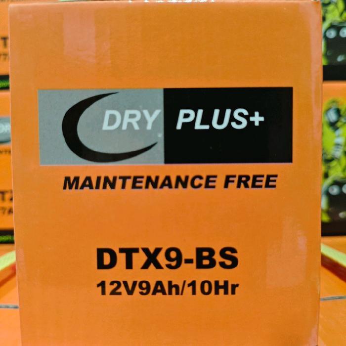 Aki Motor Kawasaki Ninja 250FI, Ninja 250R YTX9-BS Dryplus Aki kering