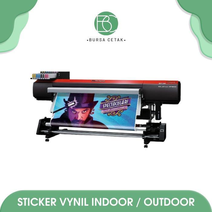 BURSA CETAK - CETAK STICKER VINYL / PRINT CUSTOM STICKER METERAN