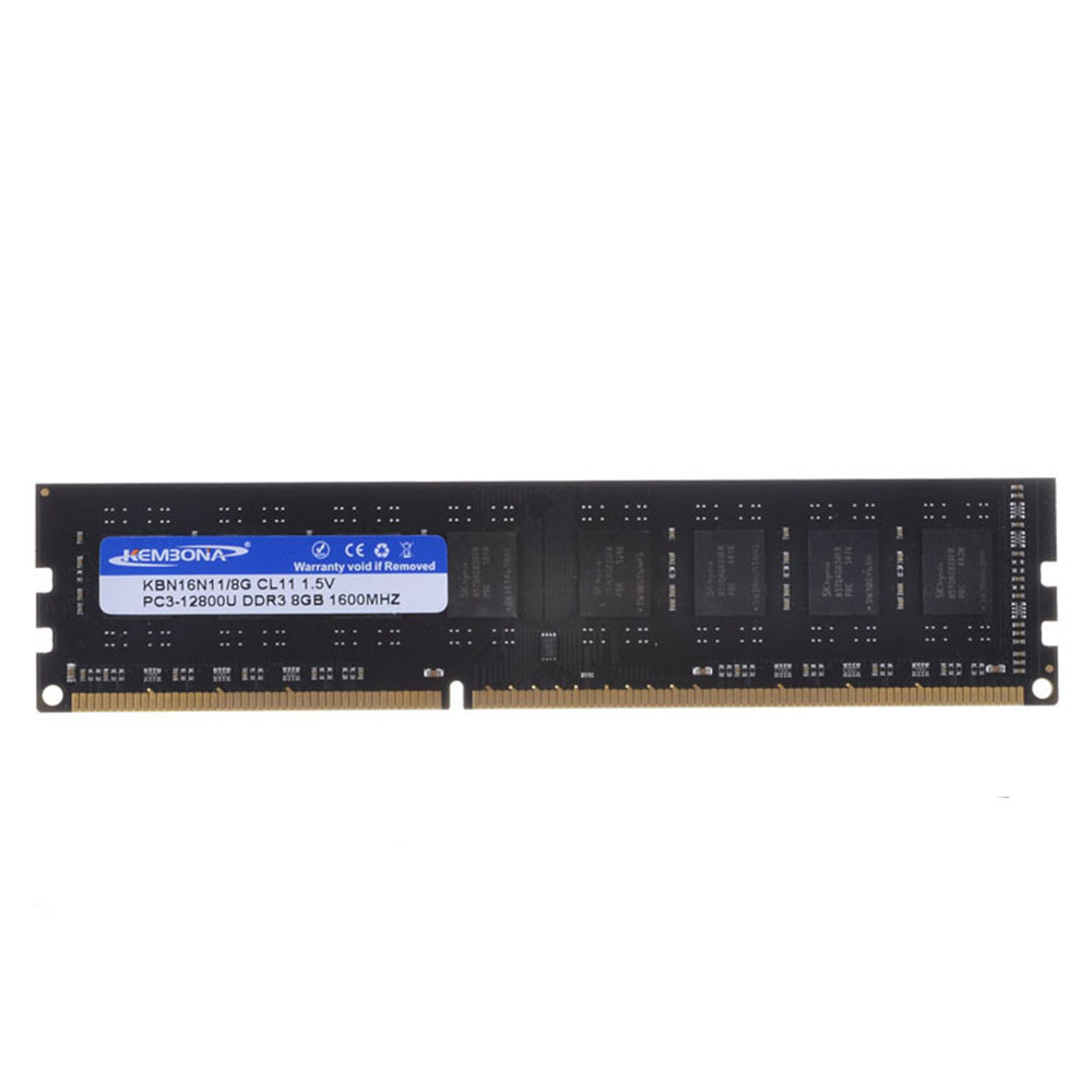 KEMBONA DDR3 1600MHz 8GB PC12800 8GB (for all motherboard) Brand New Desktop Ram Memory for Desktop