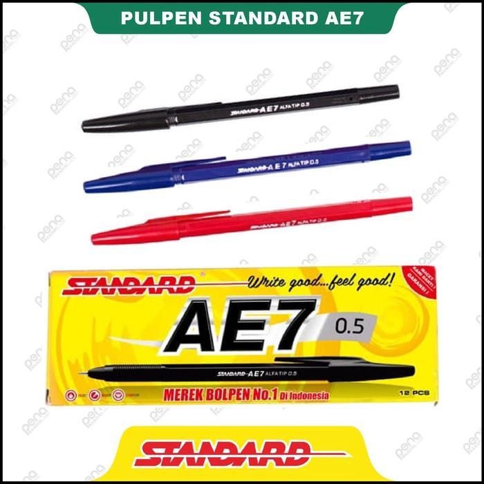 Pulpen Standard AE7 / Pen Standard AE 7 - Biru