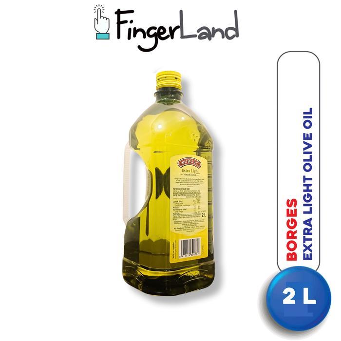 BORGES EXTRA LIGHT OLIVE OIL 2 LITER MINYAK ZAITUN