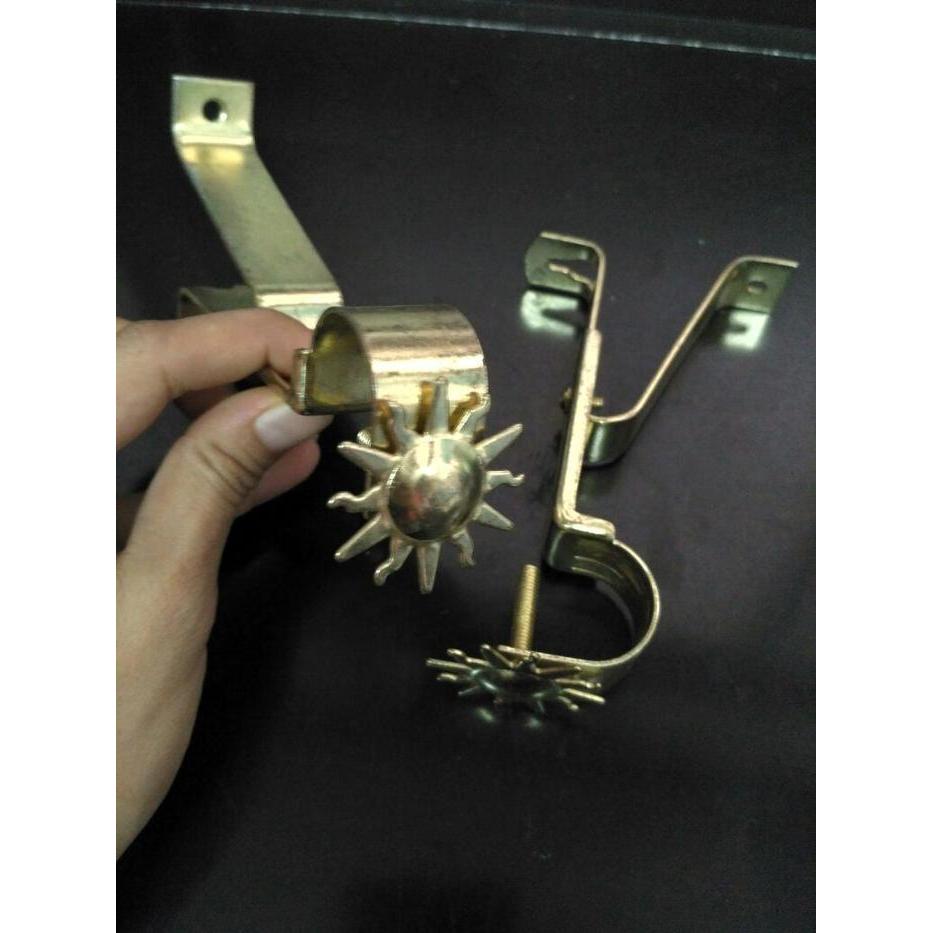Braket Hordeng Kaki Gordeng Gorden Emas Matahari Gold