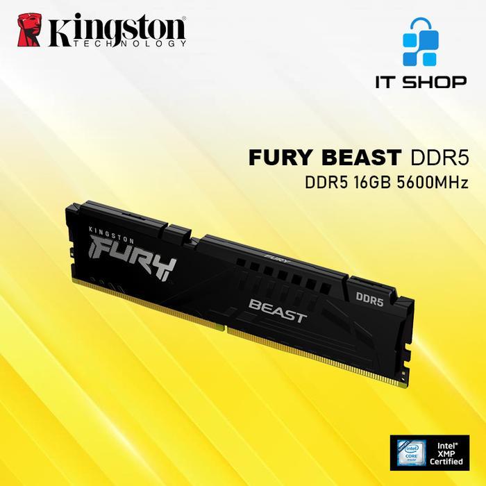 KINGSTON FURY BEAST 16GB DDR5 - 5600MHZ ORIGINAL QUALITY