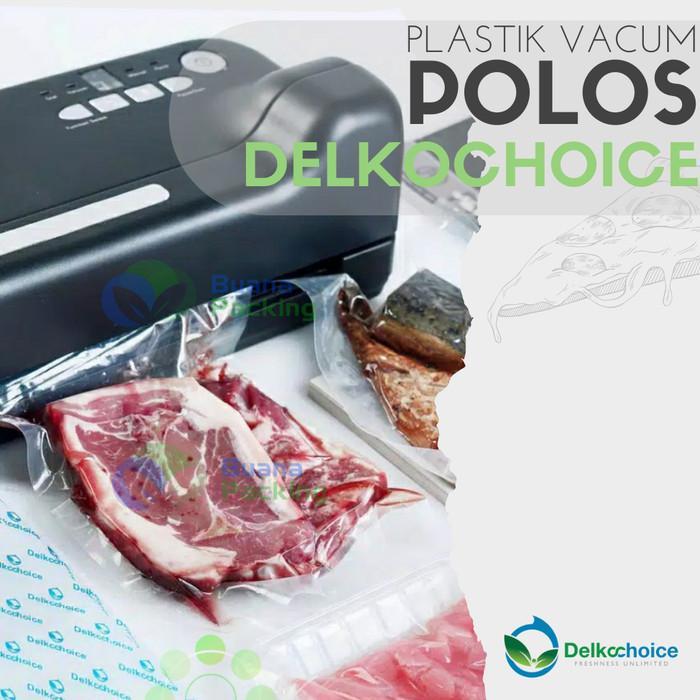 PLASTIK VAKUM VACUUM MAKANAN SEALER POLOS DELKOCHOICE