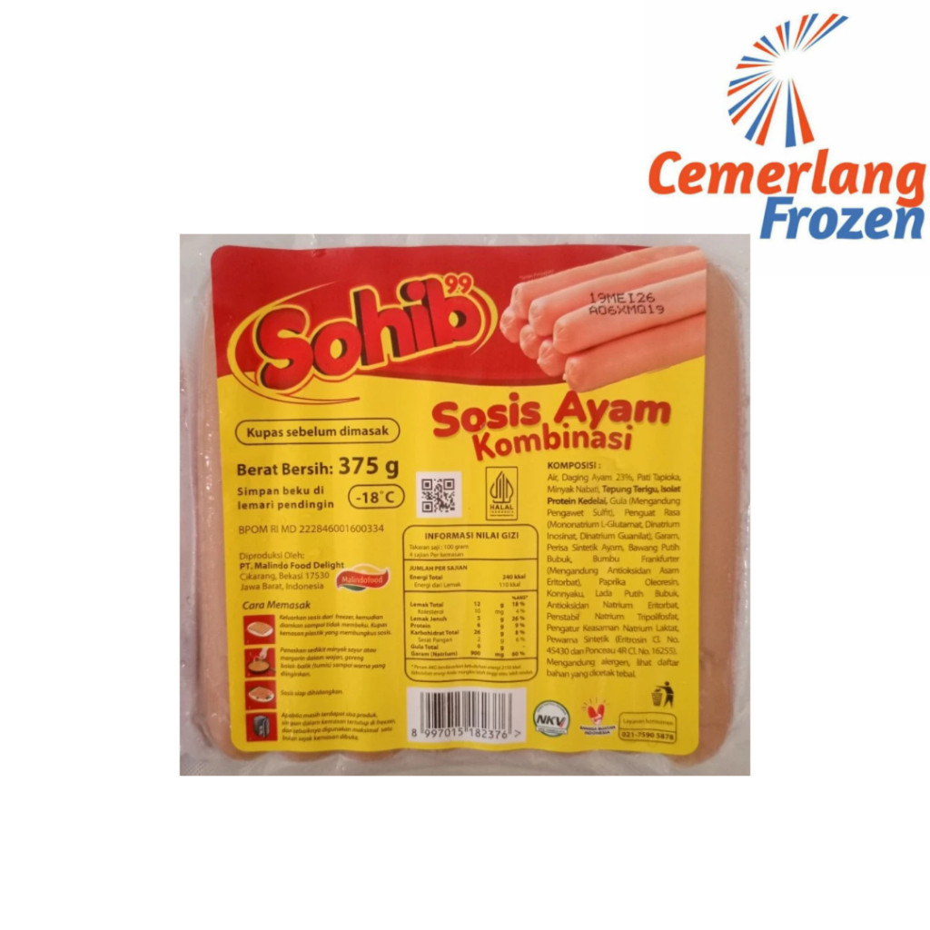 SOHIB SOSIS 375GR
