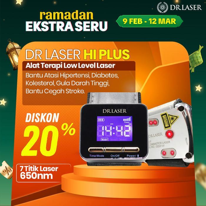 Terbaru Jam Tangan Kesehatan Akulaser Dr. Laser Hi Plus Original Alat Terapi Laser Kesehatan Garansi