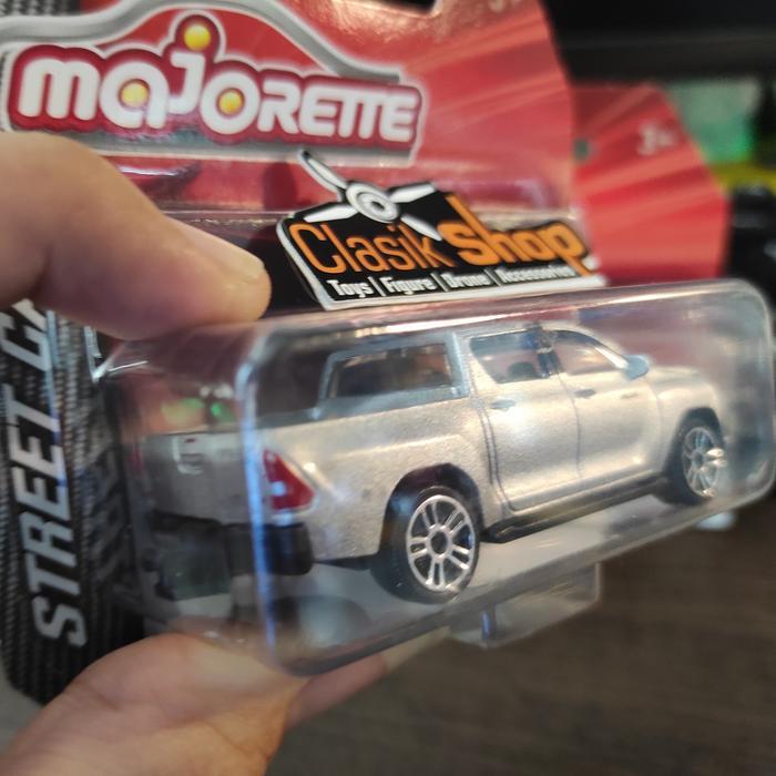 MAJORETTE STREET CARS TOYOTA HILUX REVO SILVER