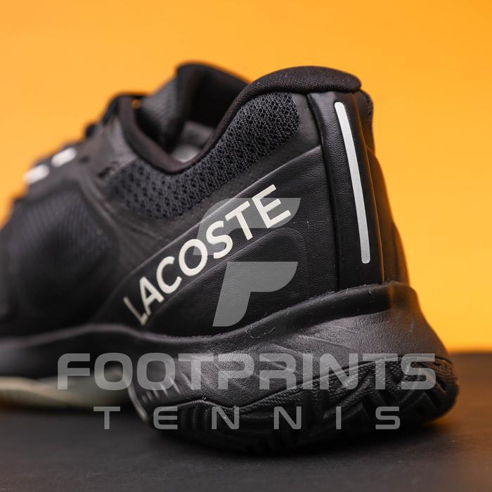 Sepatu Tenis Lacoste Tech Point 225 1 SMA Black OFF White Tennis Shoes Original