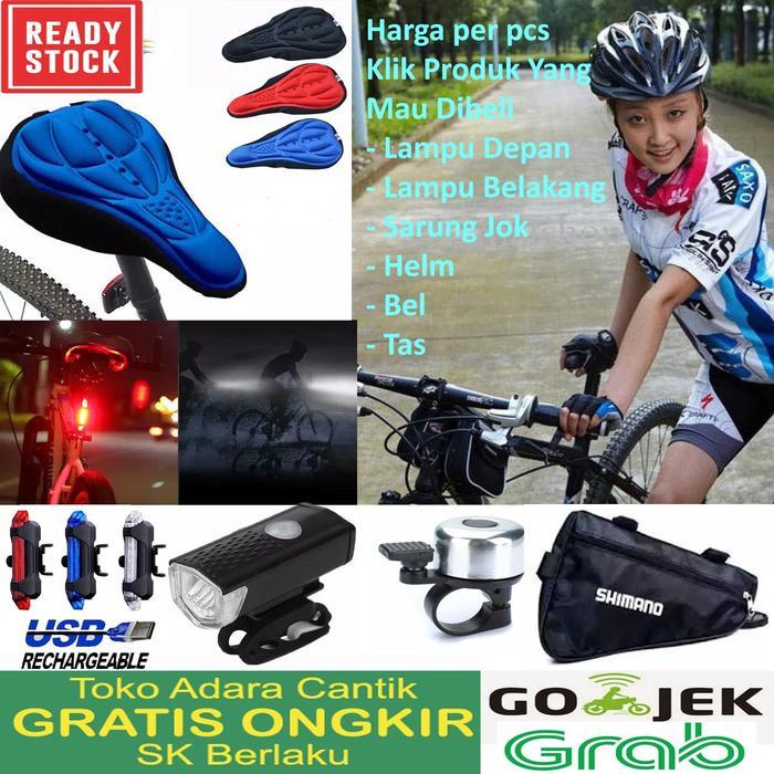 Polisport United - Helm Sepeda Jok Sepeda Lampu Depan Belakang Cas Charger Bel Aksesoris