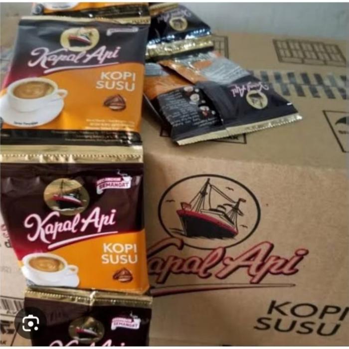 KAPAL API KOPI SUSU 1 DUS = 12 RENTENG 10 SACHET 31 G COFFEE