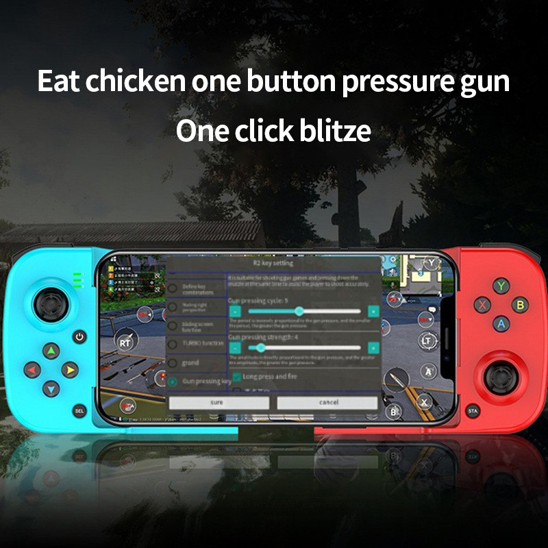 D3 Wireless Bluetooth 5.0 Stretchable Gamepad For Ios & Android Retractable Joystick For Switch PS4
