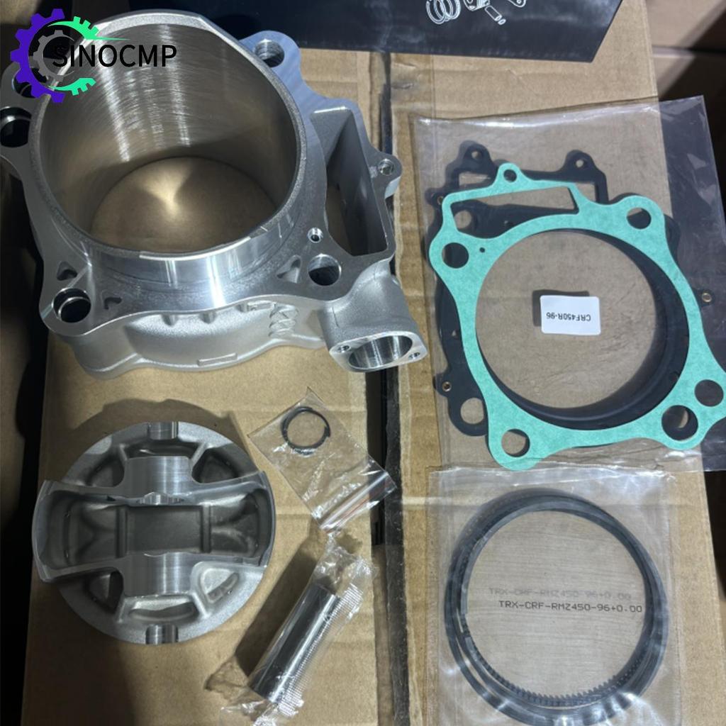 1Set Engine Piston Cylinder Top End Rebuild Kit For 2002-2008 Honda CRF450R CRF 450R 96mm Stock Bore