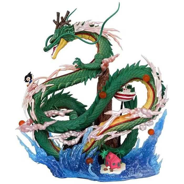 Action figure dragon ball Naga shenlong diorama
