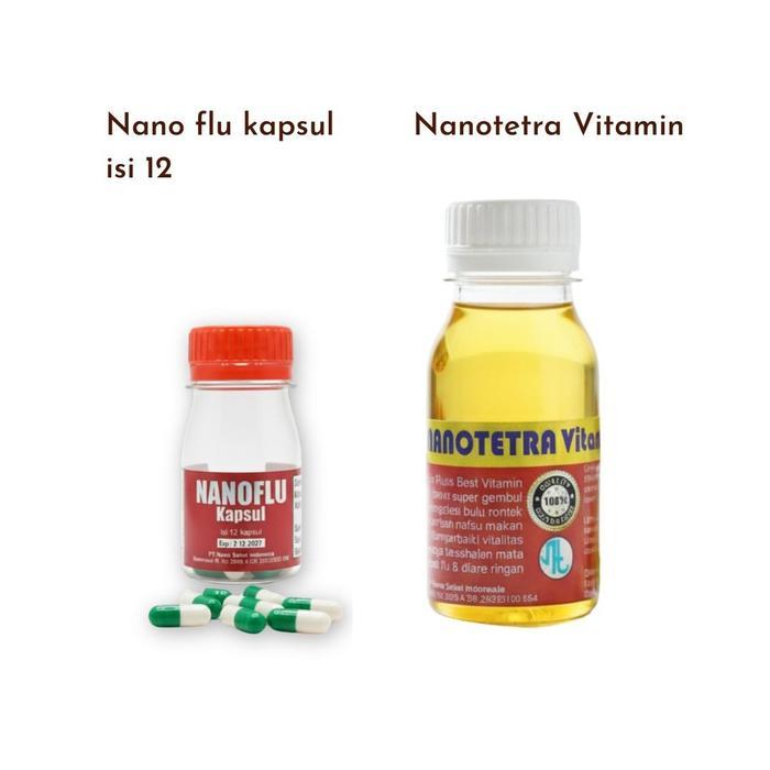 Paket Vitamin Dan Nanoflu untuk kucing flu atau diare parah dan tahunan