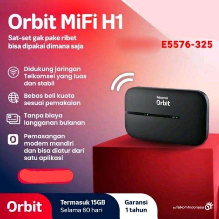 Terbaik Best Quality 100% Original Modem & Router Wireless Orbit Mifi H1 E5576 - 325 Modem Wifi
