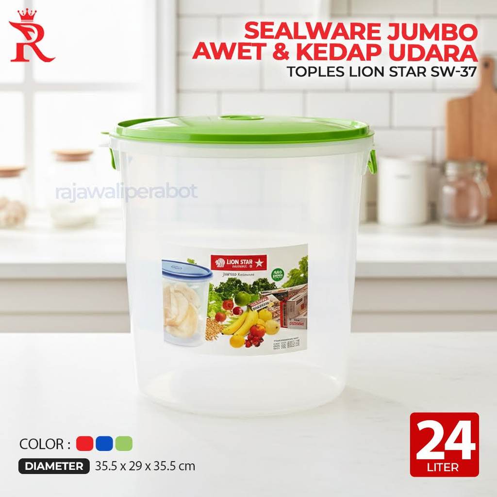 Toples Sealware 24 Liter Jumbo Toples Kerupuk Lion Star SW-37