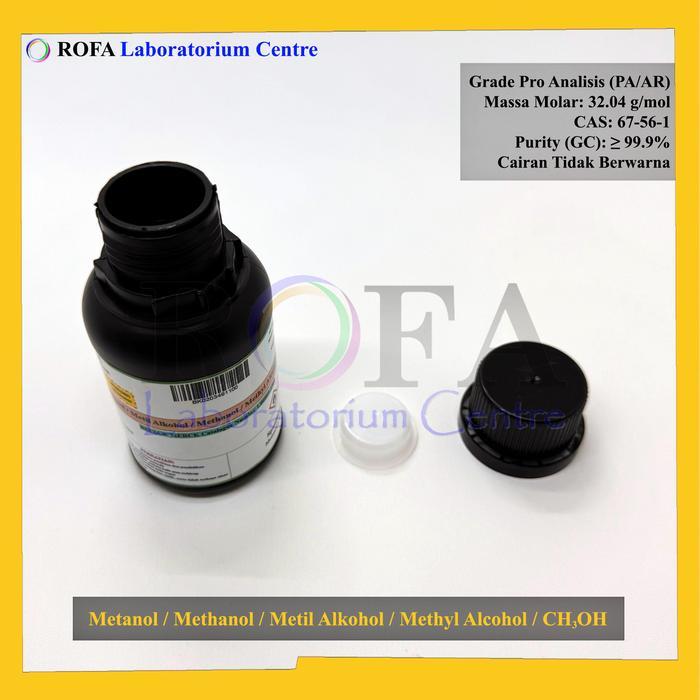 JTTOP" METANOL / METHANOL / METIL ALKOHOL / CH3OH PRO ANALISIS ECERAN 99,9%