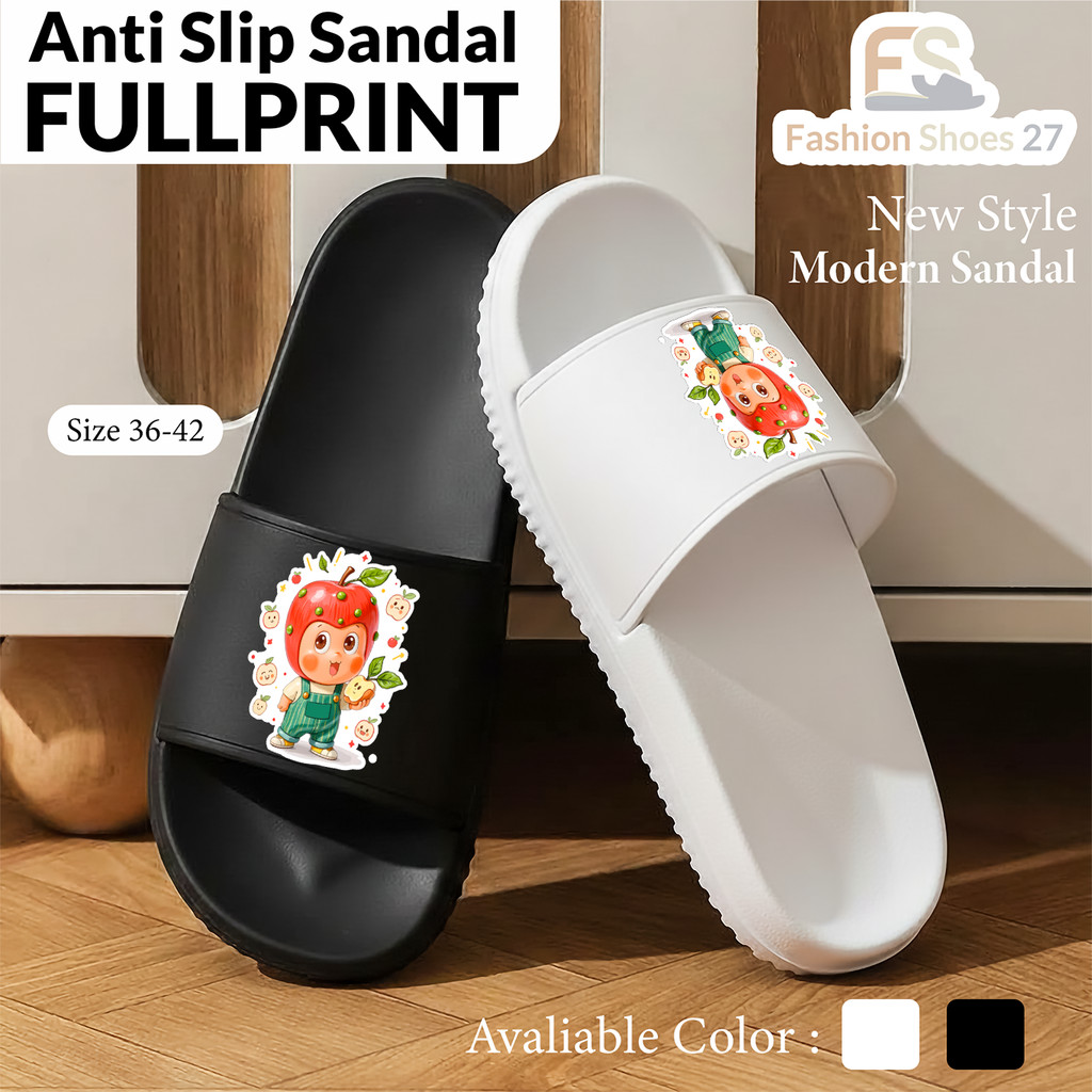 Sandal Sandal Pria Kartun TWINKLE TWINKLE Nyaman Lentur Outdoor Elegan Sistem Pengunci Atasan Anti b