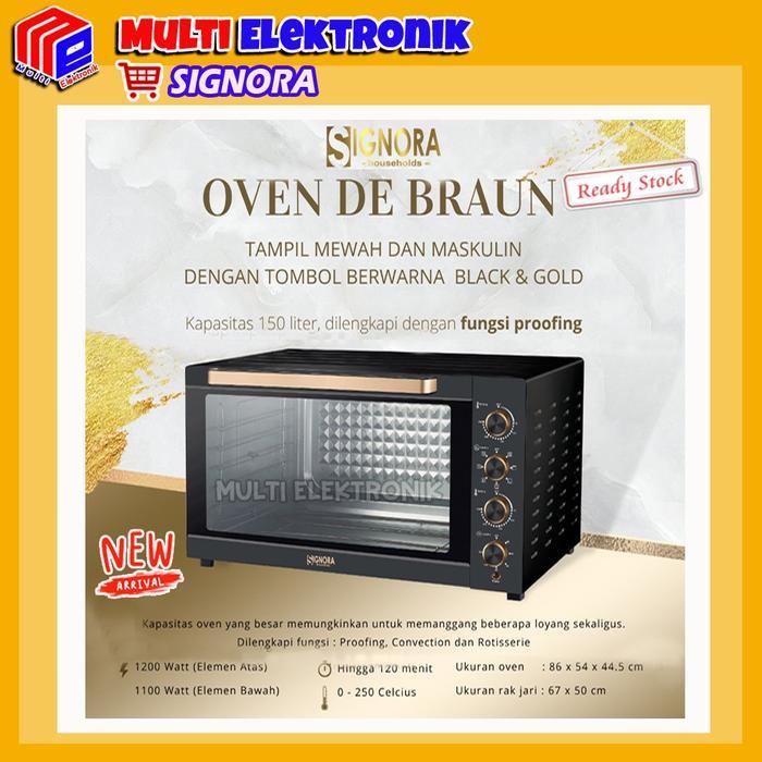 Oven De Braun Signora 150 liter/Oven De Braun/Oven Signora - Warna