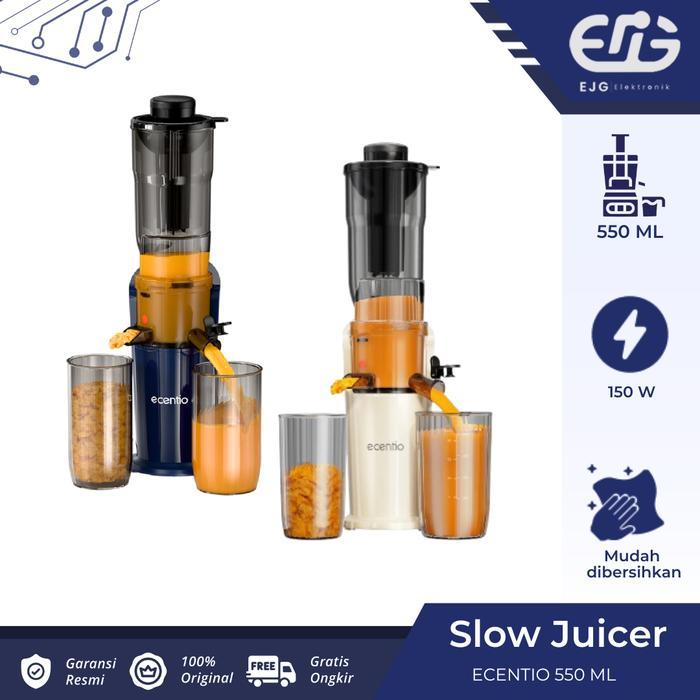 Ecentio Slow Juicer Portable Tanpa Ampas Bear 550ML 150W Blender Fruit Juice Machine