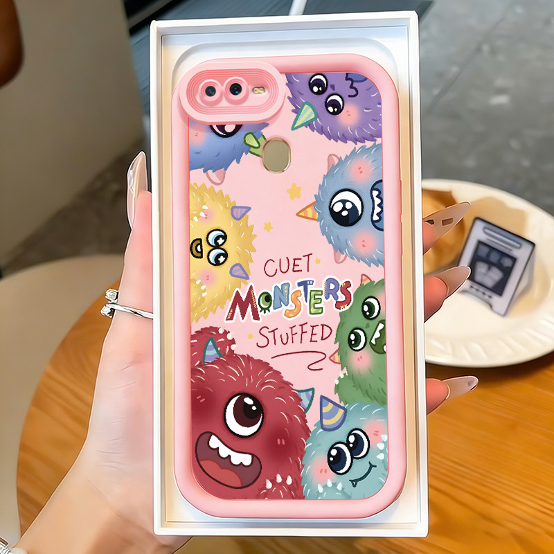 Casing Hp untuk OPPO A7 A5s A12 A12s A11K Case Unicorn berbulu Kasing silikon Cesing Anti guncangan 