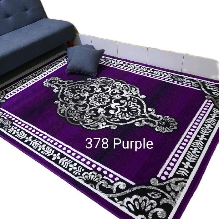Karpet Permadani Ungu Violet Purple Moderno Momento Shafira 160x210 cm
