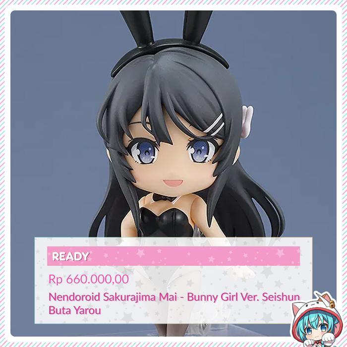 Ready Nendoroid Rascal Does Not Dream of Bunny Girl Senpai Mai Sakurajima Bunny Girl Ver.