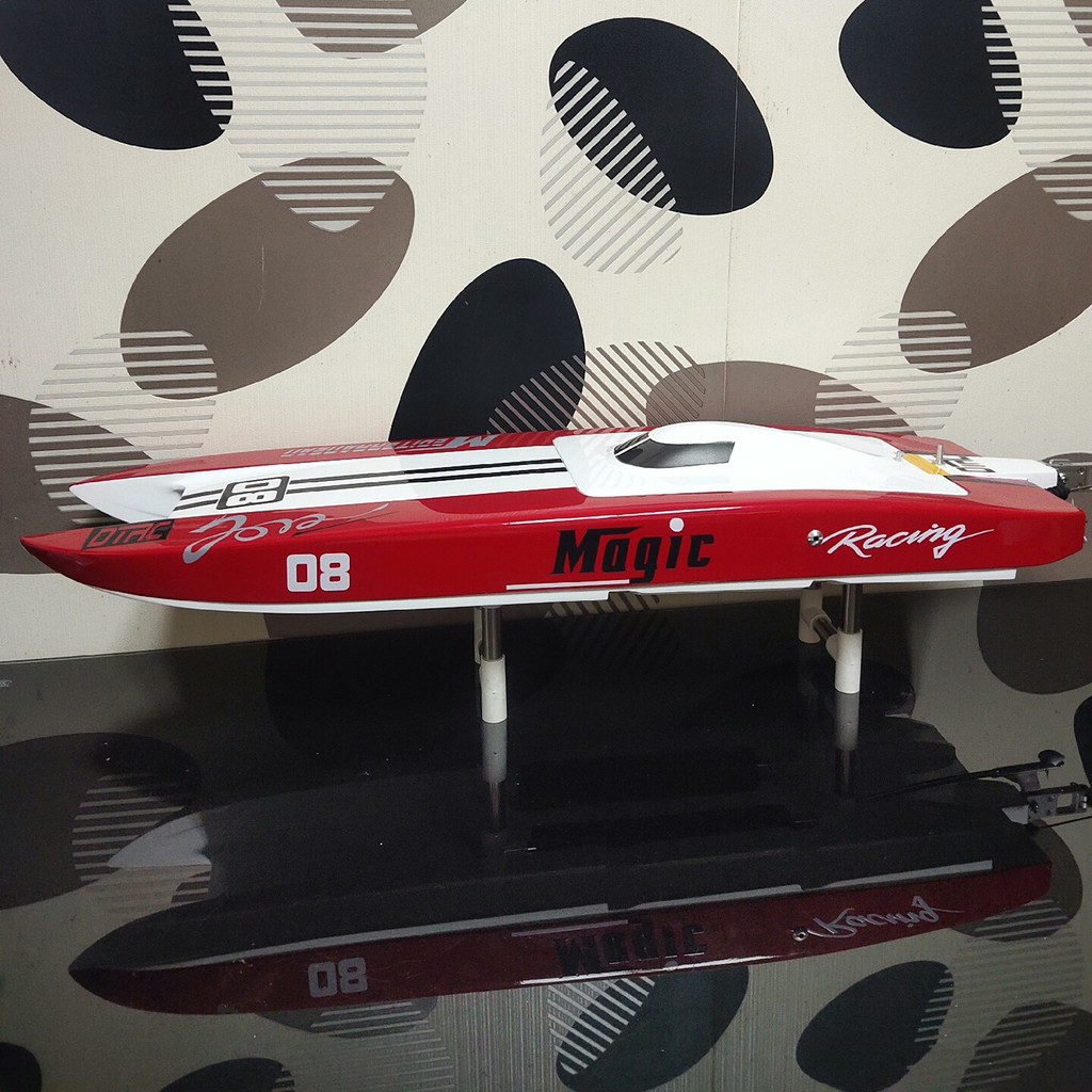 RC Boat 91.5cm DTRCE32 Cheetah Remote Control Boat Thickened Fiberglass Material RC Boat Hull Adult