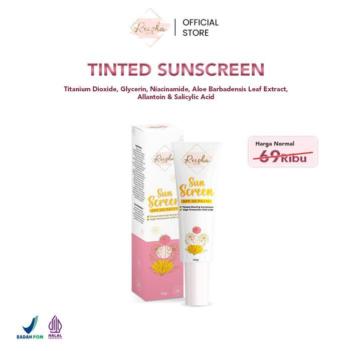 Reisha Glow Sunscreen Spf 30 Pa+++ Tinted Glowing Sunscreen New Formula Tinted Sunscreen Glowing