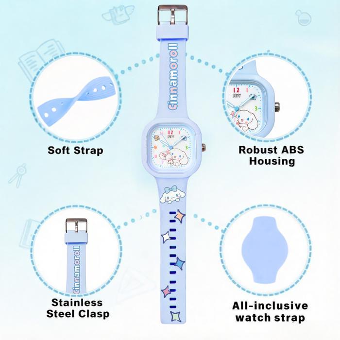 Jam Tangan Anak Perempuan Set Gelang Jam Tangan Fashion Baru Warna Jam Tangan Anak Import Lucu