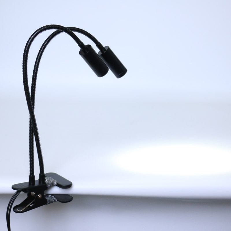 Lampu Iluminator Lampu Samping Dapat Disesuaikan Tipe Penjepit Lampu Sorot Lampu Isi USB 5V untuk Ka